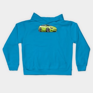 Cartoon electric car Kids Hoodie